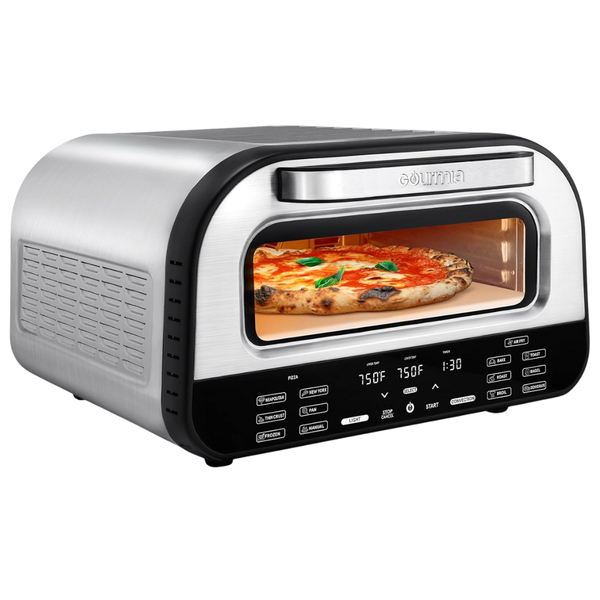 Gourmia 1800W Indoor Pizza Oven Air Fryer Toaster With Pizza Stone