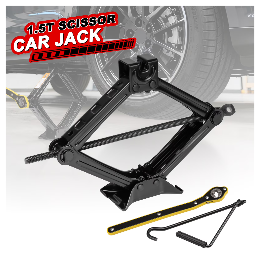 Lafati 1.5 Ton Scissor Jack Kit Compatible With Autos