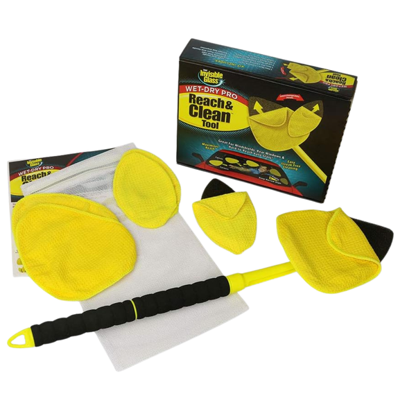 Invisible Glass Wet-Dry Pro Extendable Reach & Clean Tool