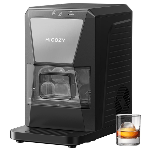 Hicozy B1 Clear Sphere Ice Ball Maker Countertop With IcyGem Technology