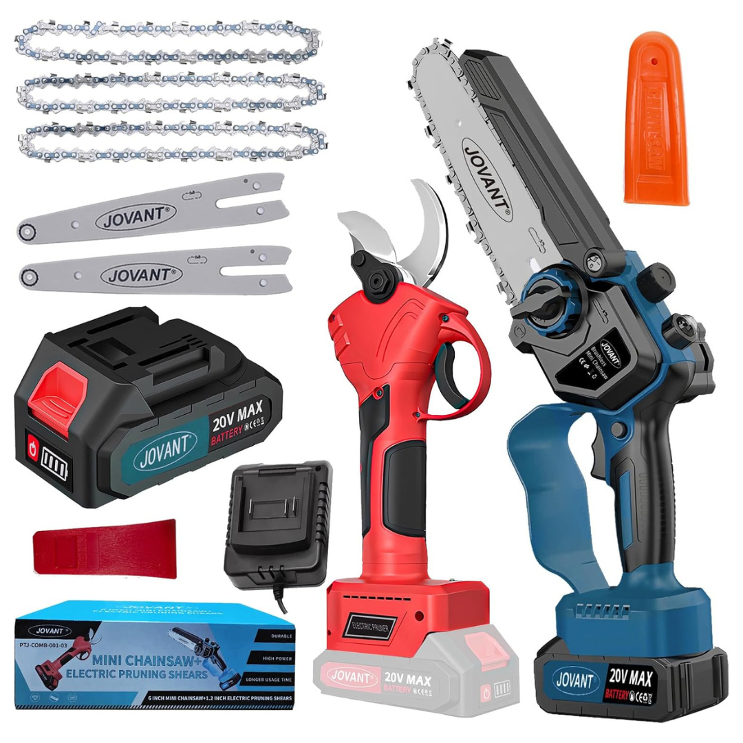 6" Electric Power Chainsaw Electric Pruner With 20V 4.0Ah Battery