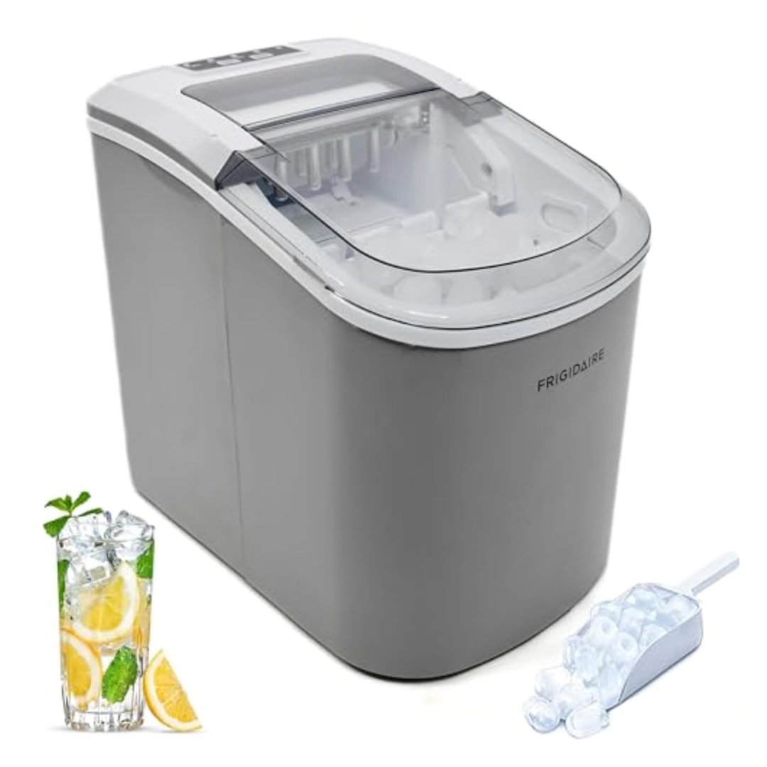Frigidaire 26-lbs Retro Compact Countertop Bullet Ice Maker