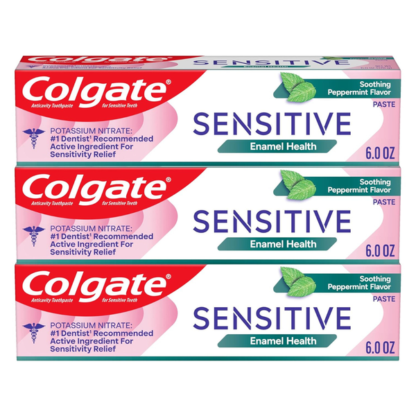 3-Pack 6oz Colgate Sensitive Enamel Health Toothpaste