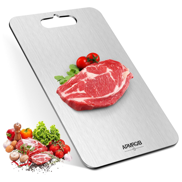 13.1" x 8.1" 100% Pure Titanium Kitchen Cutting Board