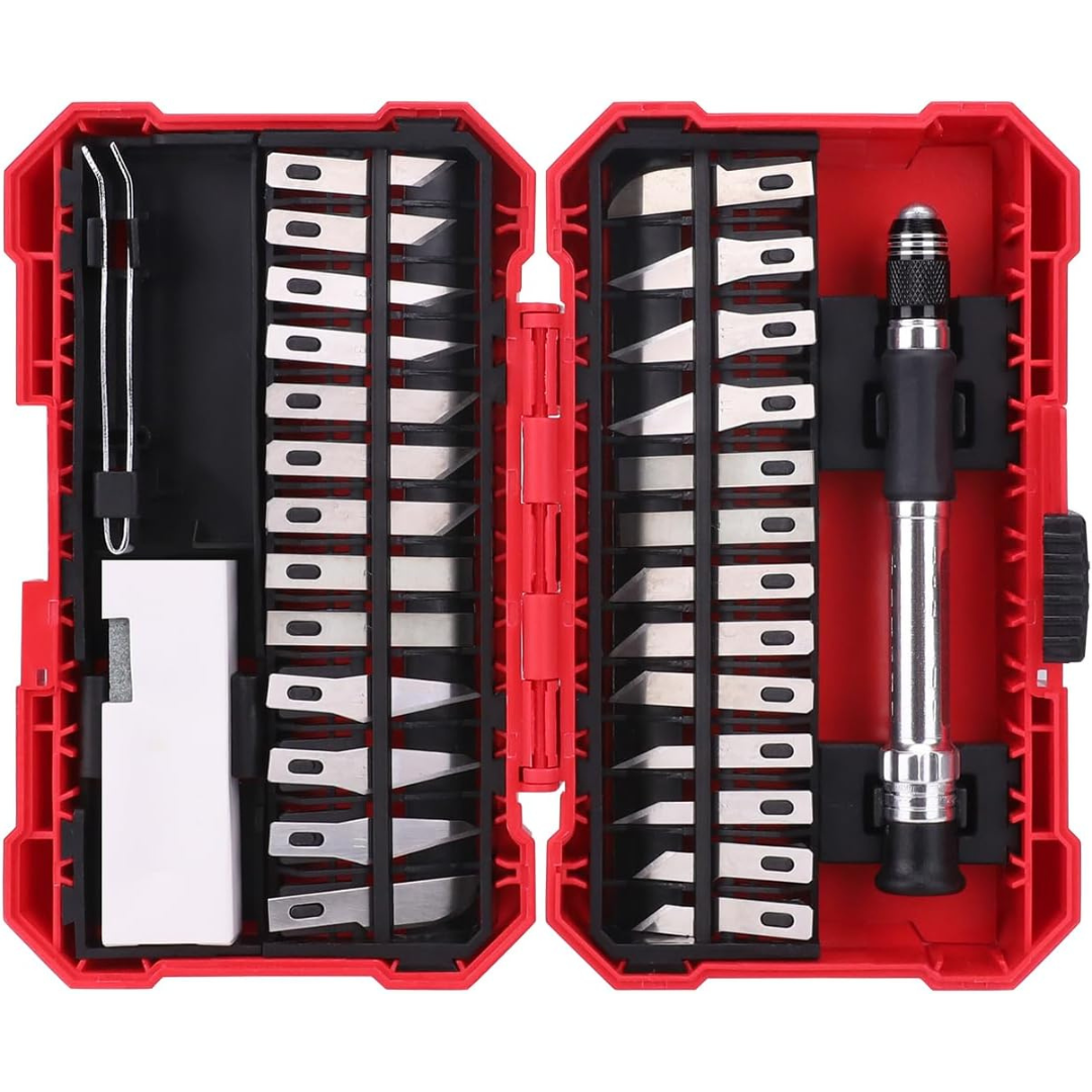 29-Piece Amazon Basics Precision Hobby Knife Set