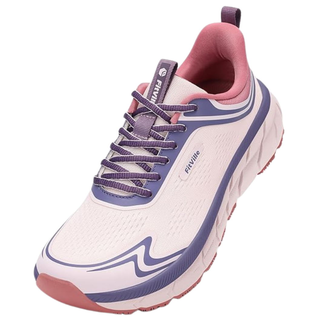 FitVille Women's Wide Toe Box Non-Slip Breathable Walking Shoes (Various)