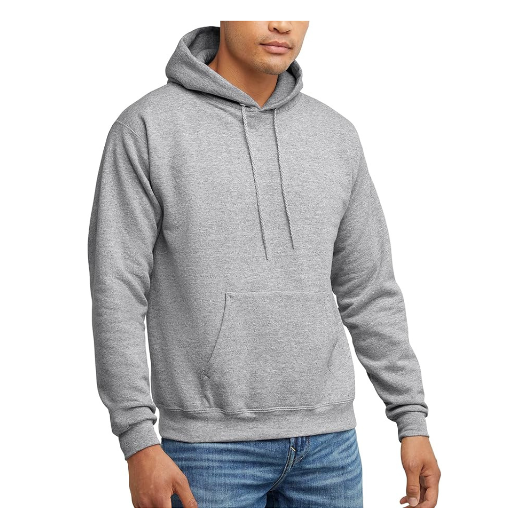 Hanes Men's EcoSmart Fleece Pullover Hoodie Sweatshirt (Various Sizes)