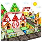 Kids Magnetic Tiles STEM Learning Building Toys Set (Various)