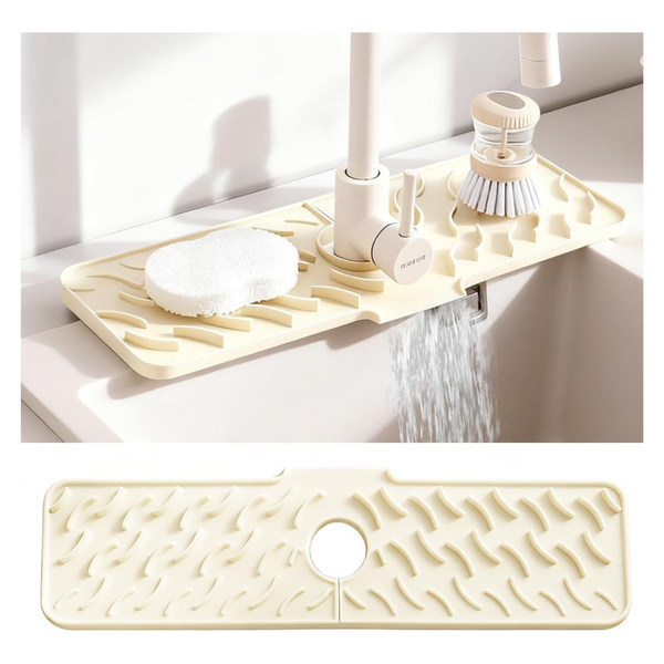 Quick-Drying Silicone Faucet Mat