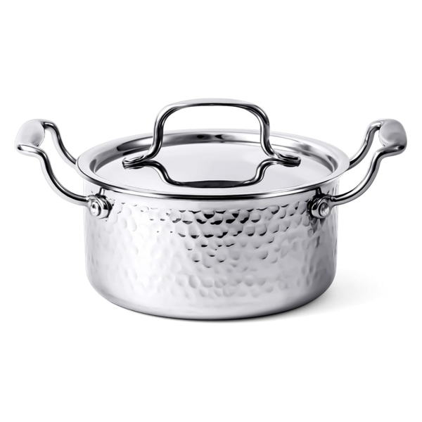 1.8-Quart Stainless Steel Stock Pot With Lid