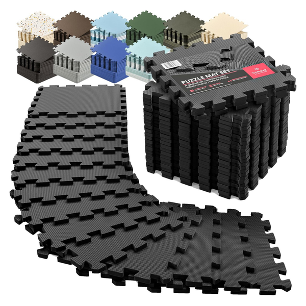 18-Piece EVA Interlocking Foam Floor Tiles (12.6"x12.6"x0.4")