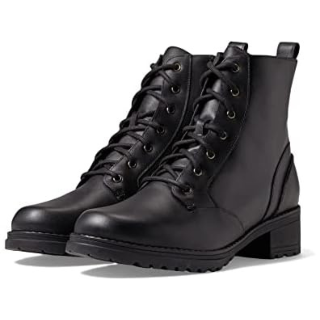 Cole Haan Women's Camea Waterproof Lace-up Combat Boot