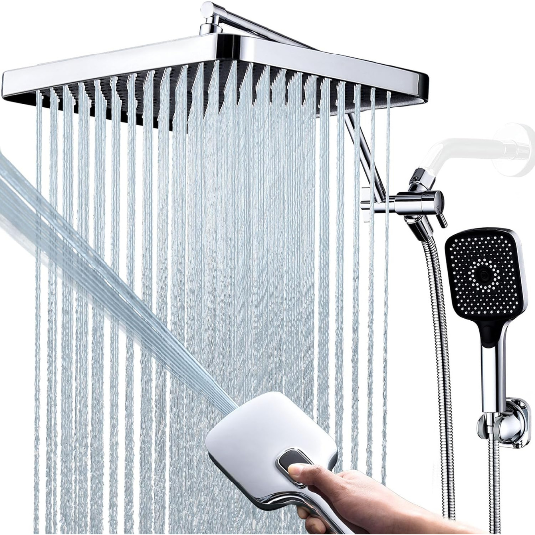V-Frankness Shower Heads with Handheld Spray Combo