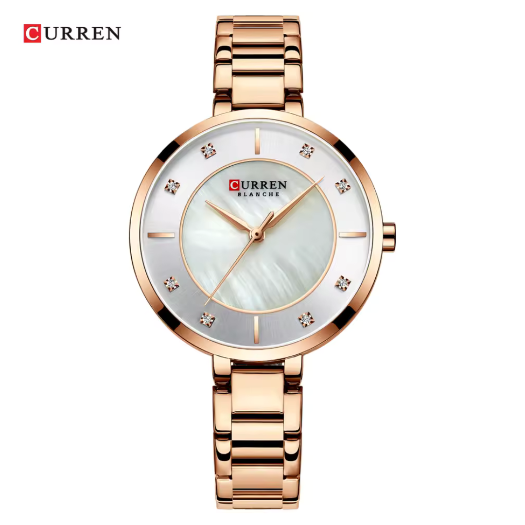 Curren Woman's Quartz Waterproof Luxury Watch