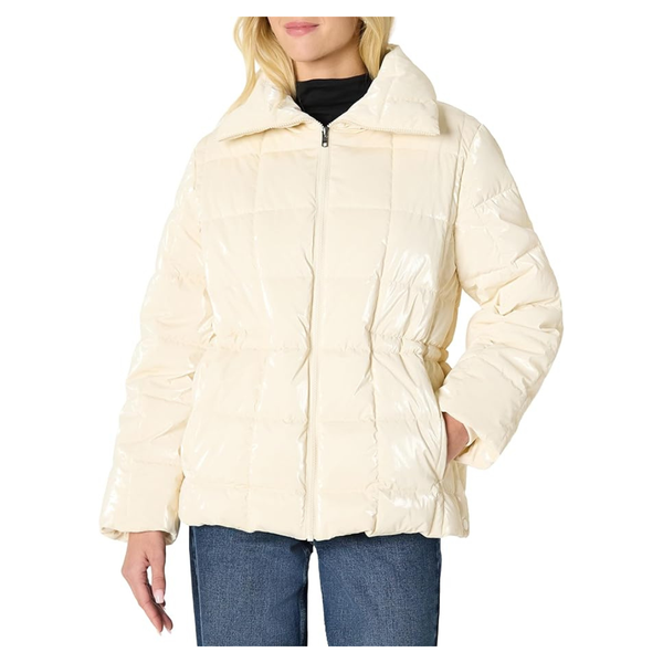 Amazon Essentials Women's Oversized-Fit Square Quilted Puffer Jacket