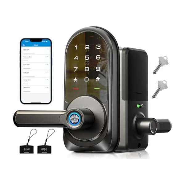 Veise RZ09 7-in-1 Keyless Entry Smart Lock With Handle Set