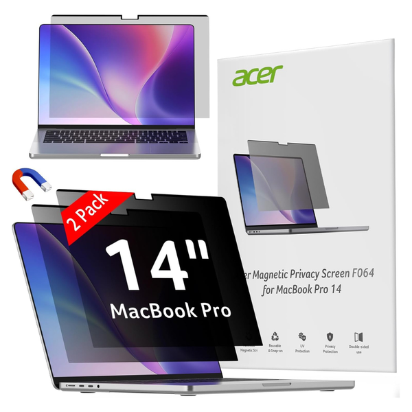 2-Pack Eye Protection Laptop Privacy Screen For MacBook Pro 14"