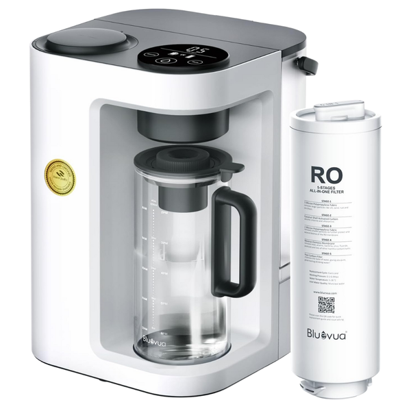 Bluevua RO100ROPOT-Lite(UV) Reverse Osmosis System Countertop Water Filter