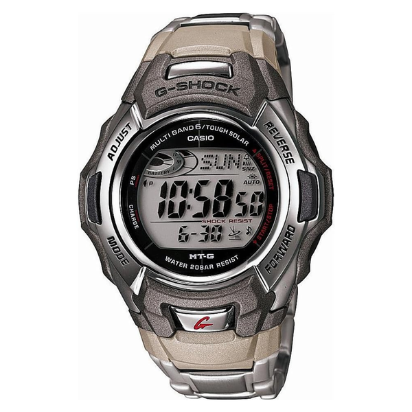 Casio Men's G-Shock Tough Solar Atomic Stainless Steel Sport Watch
