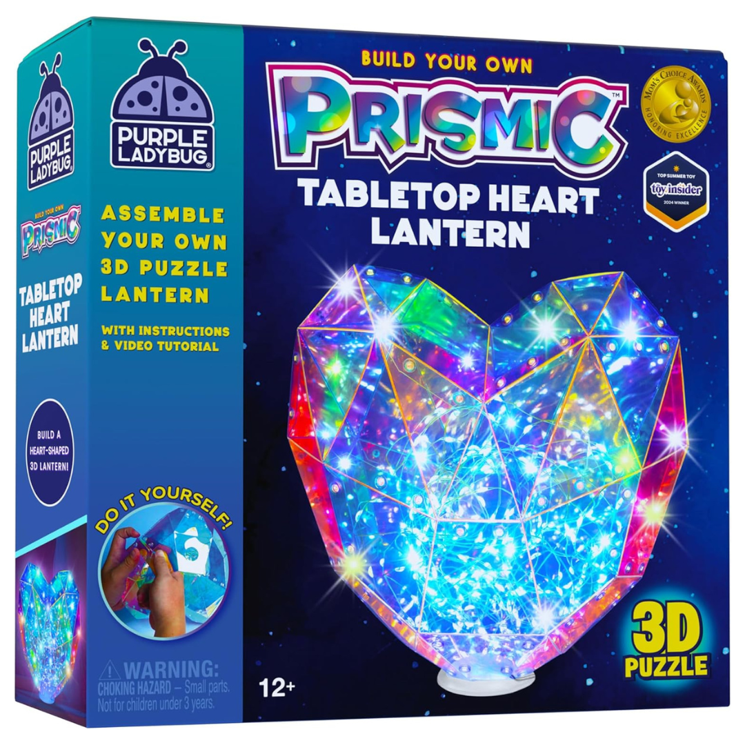 Prismic Make Your Own 3D Heart Table Light Craft Kit