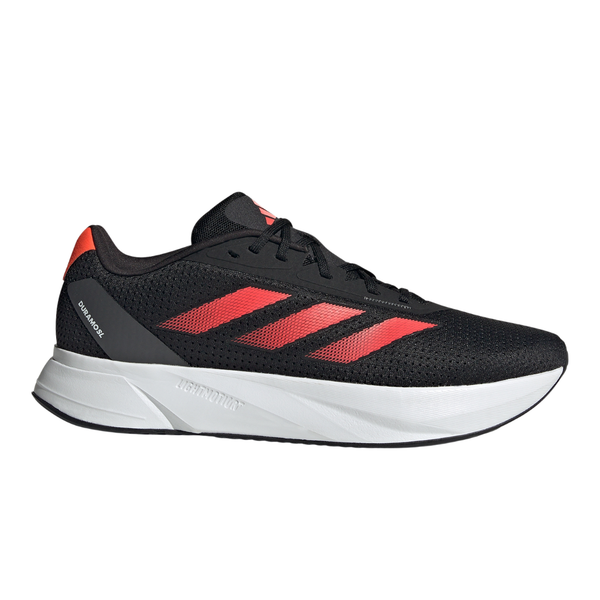 adidas Men's Duramo SL Running Sneaker (Core Black / Solar Red / Grey Six)