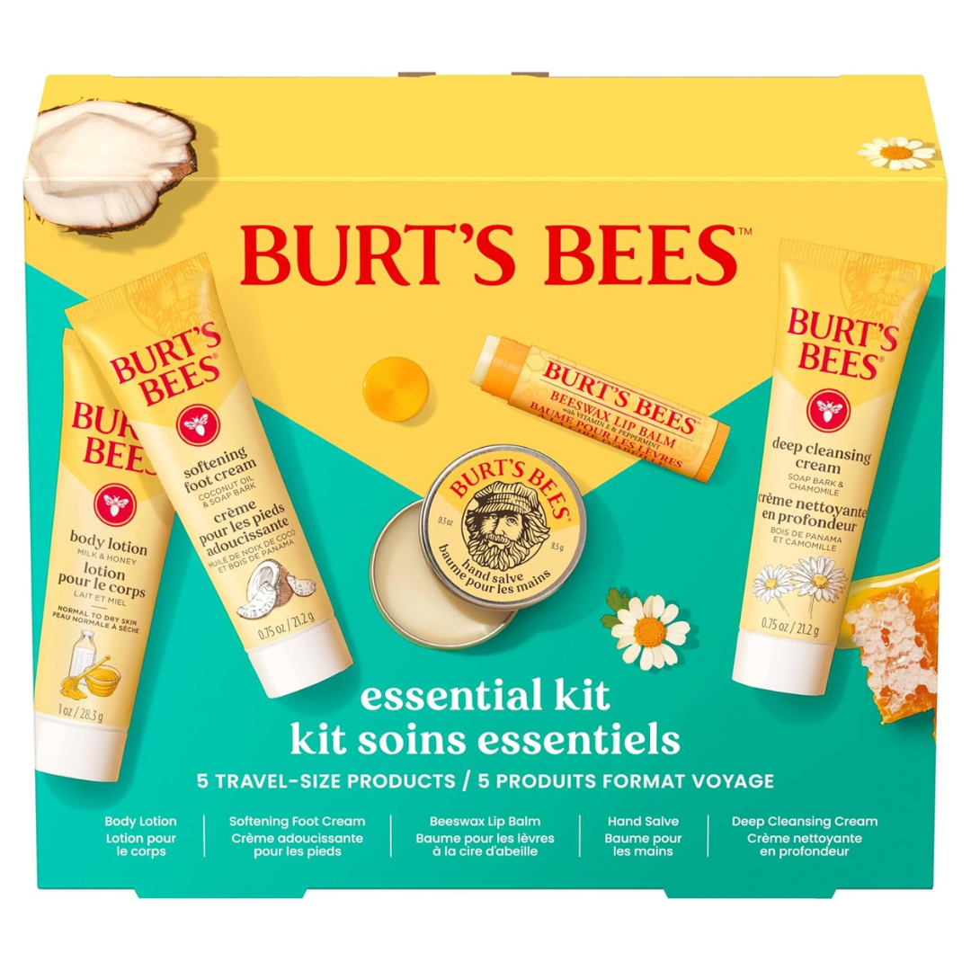 5-Piece Burt's Bees Essentials Everyday Skin Care Kit