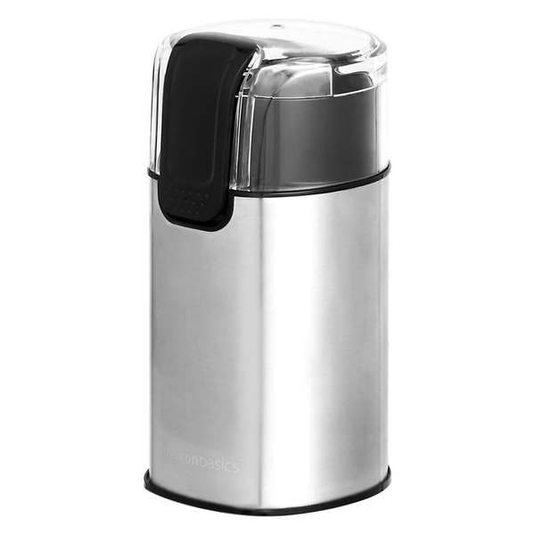 Amazon Basics Stainless Steel Electric Coffee Bean Grinder