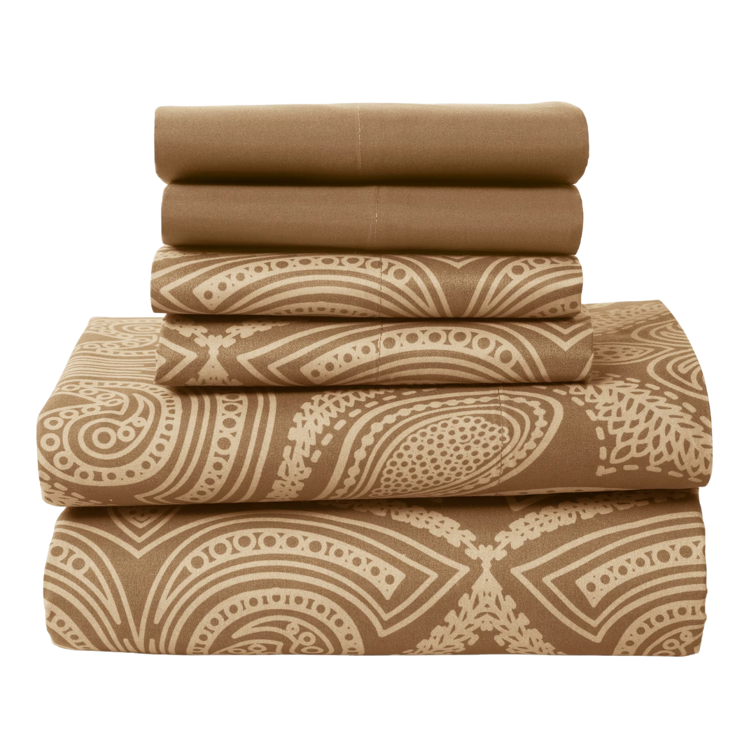 6-Piece LUX Decor Ultra-Soft Microfiber Twin Sheet Set (Various)