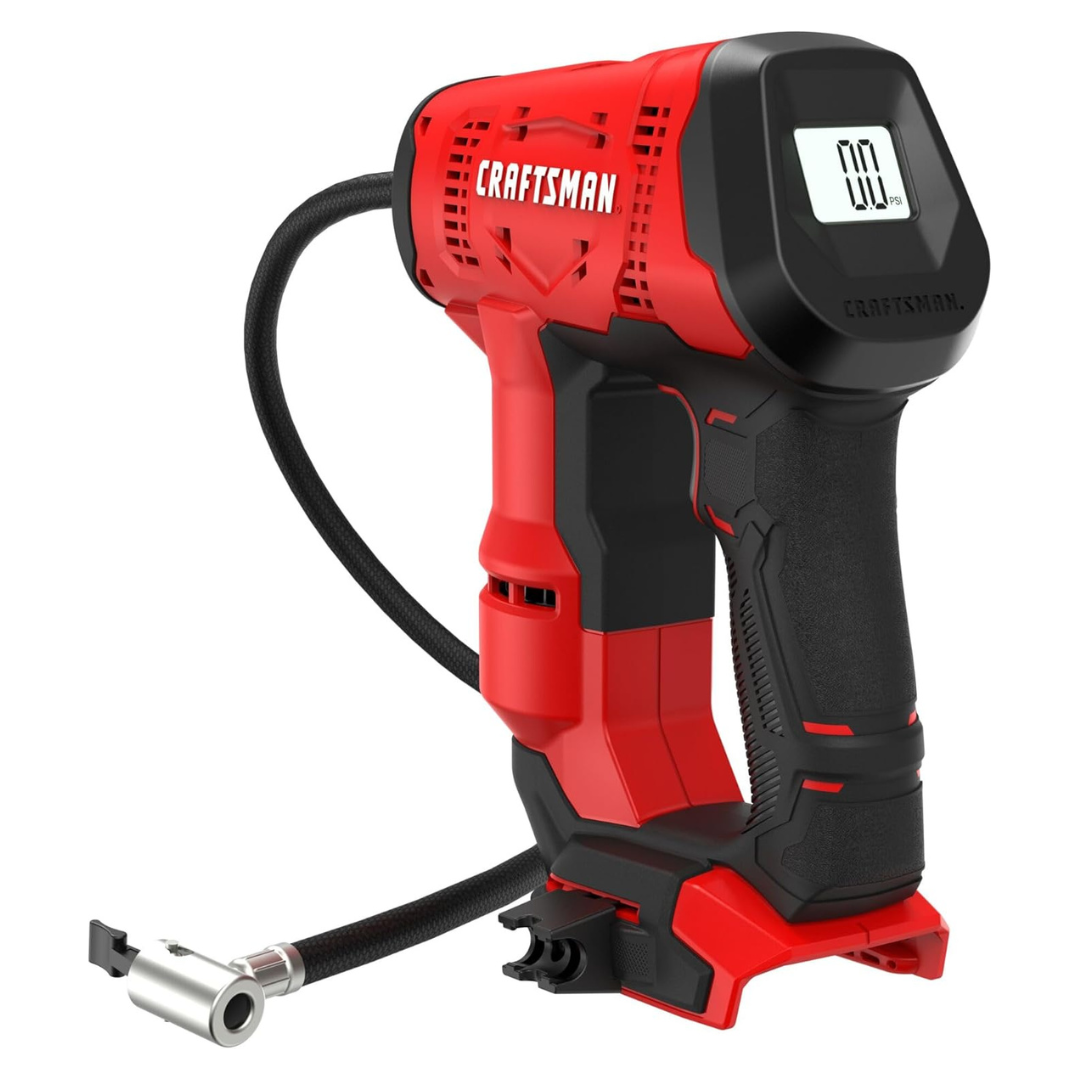 Craftsman V20 Air Compressor, Tire Inflator (Bare Tool)