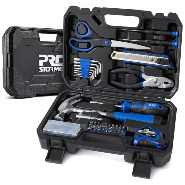 93-Piece Basic Household Repair Tool Set With Case