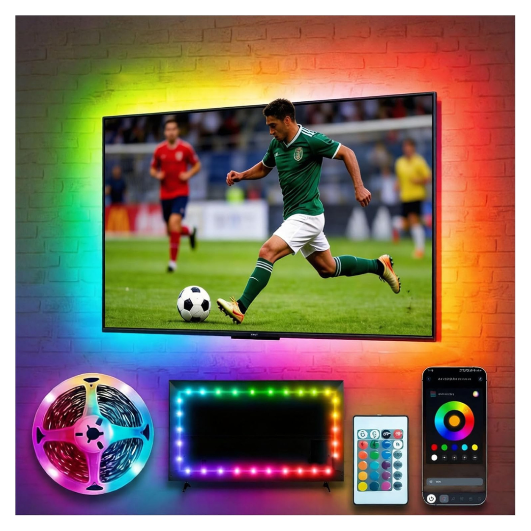 16.4ft LED Music Sync TV Lights