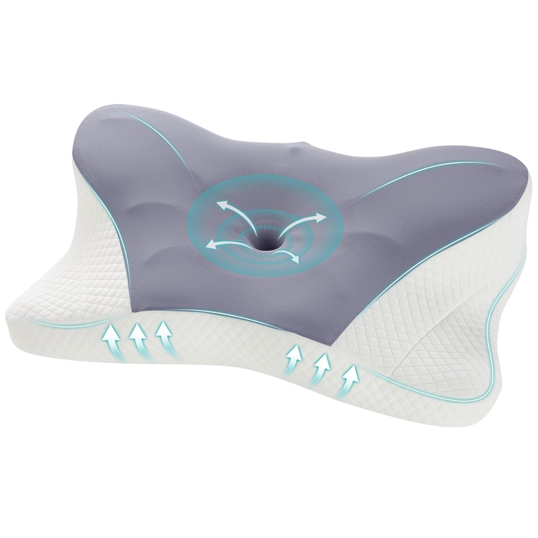 Dumos Cervical Memory Foam Neck Pillow