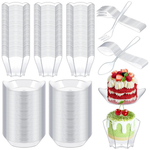 400-Piece Mini Dessert Plates Set With Forks & Spoons