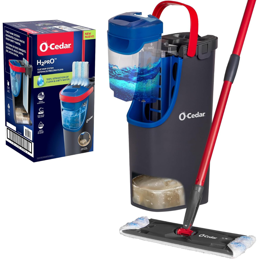 O-Cedar H2prO Flat Mop System