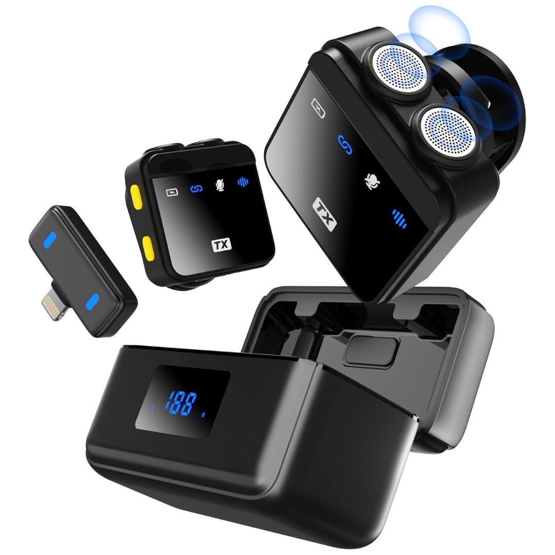 Wireless Lavalier Microphone With Mini Lapel Mic