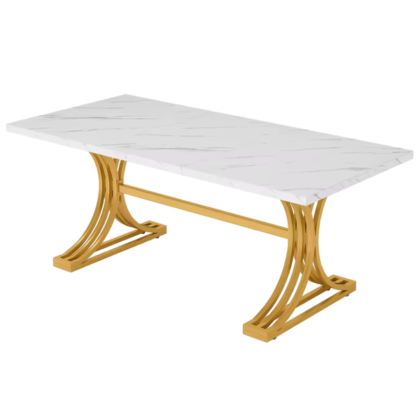 Tribesigns 63" Modern Rectangular Dining Table