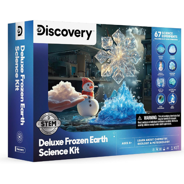 Discovery Frozen Earth STEM Chemistry Lab Science Kit W/ 67 Experiments