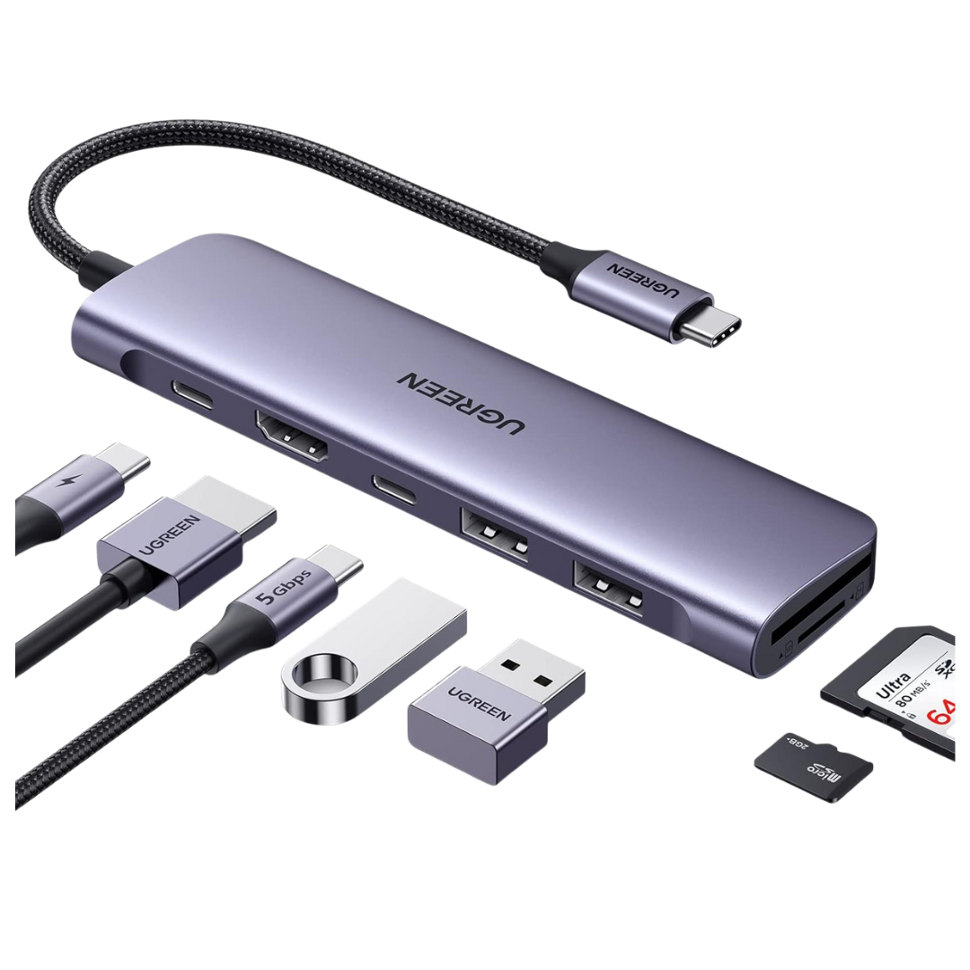 7-in-1 Revodok USB Type-C Multiport Adapter