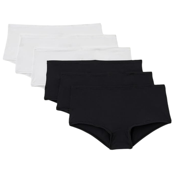 6-Pack Amazon Essentials Women's Peached Boyshort