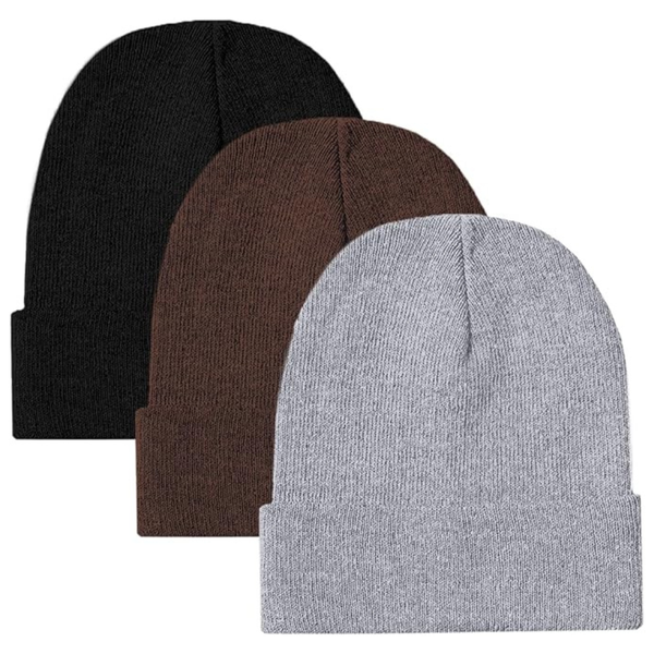 3-Pack Ultra Performance Unisex Winter Hats
