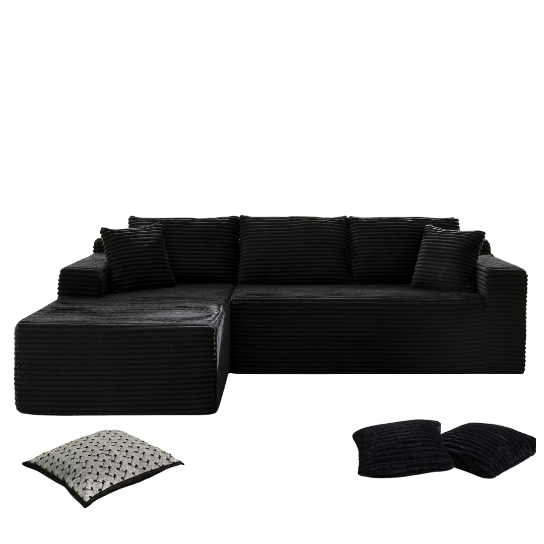 Muumblus Modular Sectional Oversized L-Shape Cloud Couch (4 Colors)