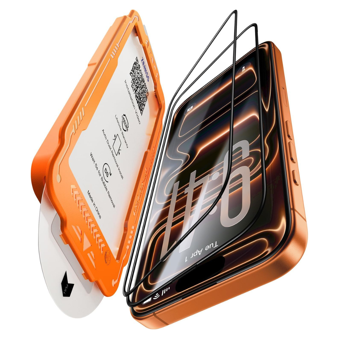 2-Pack NeverBreak 6.9" Tempered Glass Screen Protector