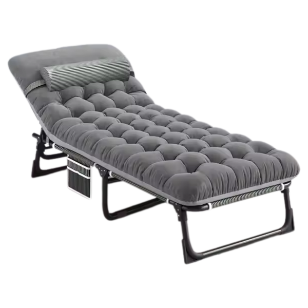 Snozeflex 4-Position 330lbs Folding Camping Cot W/ Mattress