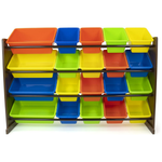 Humble Crew Extra-Large Toy Organizer With 20 Plastic Bins