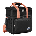 12L Double Deck Soft Leakproof Insulated Lunch Bag