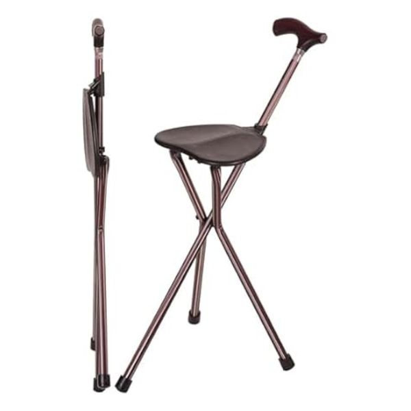 Switch Sticks Folding Walking Cane With Seat