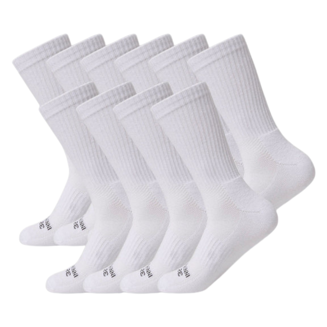 5-Pairs 32 Degrees Men's Cool Comfort Crew Socks