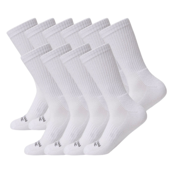 5-Pairs 32 Degrees Men's Cool Comfort Crew Socks