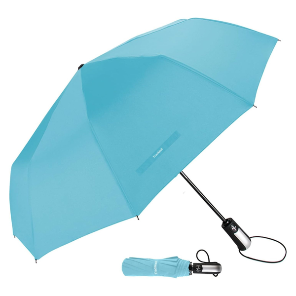 Windproof Travel Umbrella With 46" Large Canopy