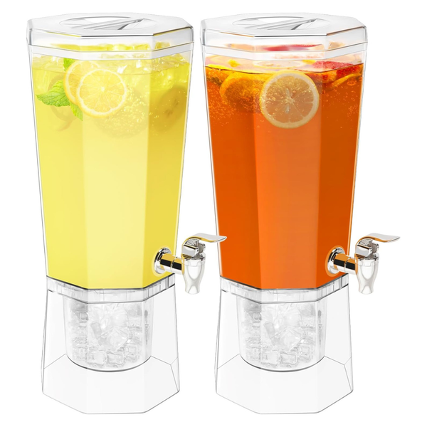 2-Pack Lifewit 1 Gallon Christmas Drink Dispenser